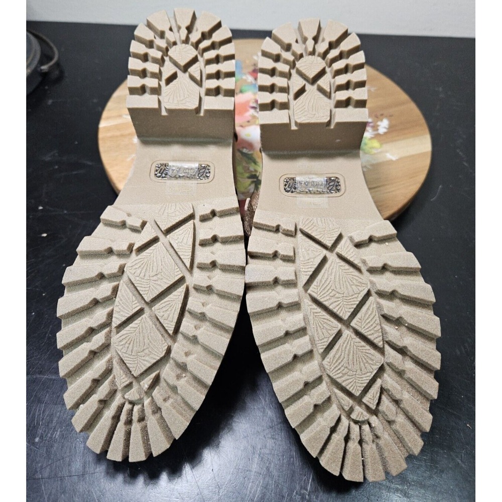 BLOWFISH Malibu Lahtay *NWOB* Lug Sole Loafer Vegan Platform Animal Print Sz W/7 - Picture 16 of 16